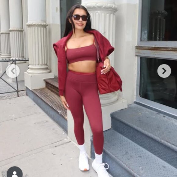 BRAND NEW Exclusive The Sculpt Society Women's Baseball Cap Red Burgundy TSS Hat - Picture 4 of 5